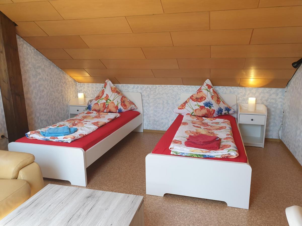 Sonnige Ruhige Dachzimmer Inkl Wifi Plus Kaffee Mit Wg Dusche Und Neuer Kueche Lorrach Exterior photo